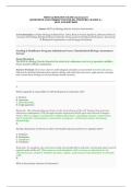 HESI A2 Biology Exam 2026&sol;2027 &vert; Questions and Correct Detailed Answers &vert; Rated A&plus; &vert; New and Revised Edition