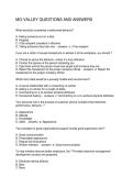 MO-VALLEY QUESTIONS AND ANSWERS
