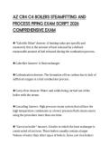 AZ CR4 C4 BOILERS STEAMFITTING AND PROCESS PIPING EXAM SCRIPT 2026 COMPREHENSIVE EXAM