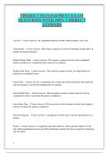 PROJECT MANAGEMENT EXAM QUESTIONS WITH 100&percnt; CORRECT ANSWERS