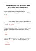 DBIA Exam 1 Latest 2026&sol;2027 &ndash; Full-Length  Verified Exam &lpar; Questions &plus; Answers&rpar;