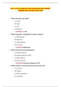 BIO 101 NVCC UPDATED EXAM QUESTIONS AND CORRECT ANSWERS WITH GUARANTEED PASS