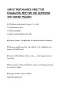 AZPOST PERFORMANCE OBJECTIVES EXAMINATION TEST 2026 FULL QUESTIONS AND VERIFIED ANSWERS