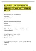 BA 350 EXAM 1 MASTERY VALIDATION PUBLICATION 2026 FINAL EDITION VETTED QUESTIONS AND TOTAL DATA ACQUISITION SECURED
