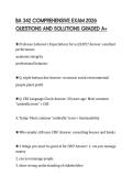 BA 342 COMPREHENSIVE EXAM 2026 QUESTIONS AND SOLUTIONS GRADED A&plus;