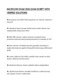 BACKFLOW EXAM 2026 EXAM SCRIPT WITH VERIFIED SOLUTIONS