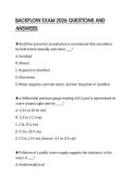 BACKFLOW EXAM 2026 QUESTIONS AND ANSWERS
