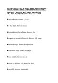 BACKFLOW EXAM 2026 COMPREHENSIVE REVIEW QUESTIONS AND ANSWERS