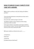 BADM 211 BUNDLED EXAMS COMPLETE STUDY GUIDE WITH ANSWERS