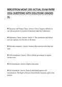 BERGSTROM MGMT 200 ACTUAL EXAM PAPER 2026 QUESTIONS WITH SOLUTIONS GRADED A&plus;