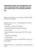 BERGSTROM MGMT 200 EXAMINATION TEST 2026 QUESTIONS WITH ANSWERS GRADED A&plus;