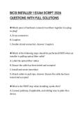 BICSI INSTALLER 1 EXAM SCRIPT 2026 QUESTIONS WITH FULL SOLUTIONS