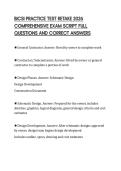 BICSI PRACTICE TEST RETAKE 2026 COMPREHENSIVE EXAM SCRIPT FULL QUESTIONS AND CORRECT ANSWERS