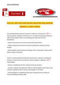 BIOS 252&colon; WRITTEN EXAM REVIEW QUESTIONS AND ANSWERS GRADED A&plus; LATEST UPDATE&period;