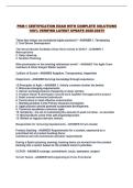 PSM-1 CERTIFICATION EXAM WITH COMPLETE SOLUTIONS 100&percnt; VERIFIED LATEST UPDATE 2026-2027&excl;&excl;