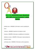 ACC 356 &ndash; Accounting Exam Prep &lpar;2025&sol;2026&rpar; &vert; 20 Questions with Answers &vert; FASB&comma; Revenue Recognition&comma; Financial Reporting