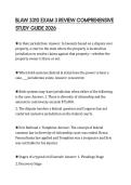 BLAW 3310 EXAM 3 REVIEW COMPREHENSIVE STUDY GUIDE 2026