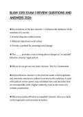 BLAW 3310 EXAM 3 REVIEW QUESTIONS AND ANSWERS 2026