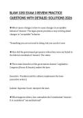BLAW 3310 EXAM 3 REVIEW PRACTICE QUESTIONS WITH DETAILED SOLUTIONS 2026