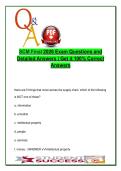 SCM Final &ndash; Sustainable Supply Chains & Circular Economy &lpar;2026&rpar; &vert; 100 Questions with Detailed Answers &vert; LEED&comma; Reverse Logistics&comma; Cradle-to-Cradle&comma; Emissions