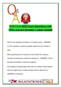 SCM  EXAM COMPLETE PACKAGE DEAL