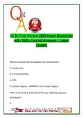 SCM Final Exam 2026 &ndash; 100 Verified MCQs on Lean&comma; Forecasting&comma; TQM&comma; Inventory&comma; Logistics&comma; CPFR