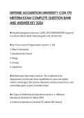 DEFENSE ACQUISITION UNIVERSITY CON 170 MIDTERM EXAM COMPLETE QUESTION BANK AND ANSWER KEY 2026