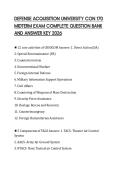 DEFENSE ACQUISITION UNIVERSITY CON 170 MIDTERM EXAM COMPLETE QUESTION BANK AND ANSWER KEY 2026
