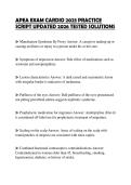APEA EXAM CARDIO 2023 PRACTICE SCRIPT UPDATED 2026 TESTED SOLUTIONS