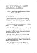 NCCT TSC SURGICAL TECHNOLOGISTFINAL EXAM PAPER 2026 QUESTIONSWITH ANSWERS GRADEDA&plus;