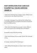 NCEP CERTIFICATION STUDY GUIDE ELITE EXAMPREP FULLY SOLVED QUESTIONS GRADED A&plus;