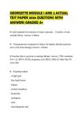 GEORGETTE MODULE 1 AND 2 ACTUAL TEST PAPER 2026 QUESTIONS WITH ANSWERS GRADED A&plus;