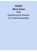 CDCES 2026 Mirror Exam &ndash; Full-Length Practice Test for Certified Diabetes Care and Education Specialist