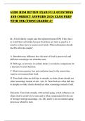 GERO HESI REVIEW EXAM FULL QUESTIONS AND CORRECT ANSWERS 2026 EXAM PREP WITH SOLUTIONS GRADED A&plus;