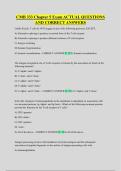 CMB 333 Chapter 5 Exam ACTUAL QUESTIONS  AND CORRECT ANSWERS