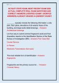   NC BLET STATE EXAM&comma; MOST RECENT EXAM 2026  ACTUAL COMPLETE REAL EXAM QUESTIONS AND  CORRECT ANSWERS &vert;&vert;VERIFIED EXAM&excl;&excl;&excl; &lpar;VERIFIED  ANSWERS&rpar; ALREADY GRADED A&plus;&vert;&vert;NEWEST EXAM&excl;&excl;&excl; 