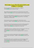 NPCP Study Exam UPDATED QUESTIONS AND  CORRECT ANSWERS