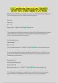 FSM Certification Practice Exam UPDATED  QUESTIONS AND CORRECT ANSWERS