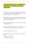 GAINSIGHT ADMIN LEVEL 3 EXAMINATION TEST SOLVED QUESTIONS AND COURSE NOTES 2026&period;