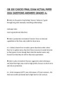 GB 350 CASCIO FINAL EXAM ACTUAL PAPER 2026 QUESTIONS ANSWERS GRADED A