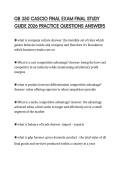 GB 350 CASCIO FINAL EXAM FINAL STUDY GUIDE 2026 PRACTICE QUESTIONS ANSWERS