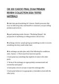 GB 350 CASCIO FINAL EXAM PREMIUM REVIEW COLLECTION 2026 TESTED MATERIALS