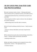 GB 350 CASCIO FINAL EXAM STUDY GUIDE 2026 PRACTICE MATERIALS