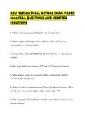 GCU NUR 631 FINAL ACTUAL EXAM PAPER 2026 FULL QUESTIONS AND VERIFIED SOLUTIONS