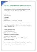 ATC BOC 2026 Practice Questions with verified answers