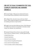 GEB 3017 UF EXAM 2 EXAMINATION TEST 2026 COMPLETE QUESTIONS AND ANSWERS GRADED A&plus;