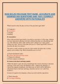 NGN NCLEX RN EXAM TEST BANK ACCURATE AND  VERIFIED 600 QUESTIONS AND 100&percnt; CORRECT  ANSWERS WITH RATIONALES 