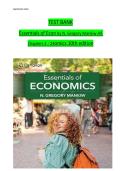TEST BANK  Essentials of Economics by N&period; Gregory Mankiw All  Chapters th edition
