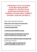 AMEDD BOLC FINAL EXAM 2026  BANK BEST RESEARCHED  CURRENTLY TESTING EXAM  QUESTIONS WITH DETAILED  VERIFIED ANSWERS &lpar;100&percnt; CORRECT  ANSWERS &sol;ALREADY GRADED A&plus;