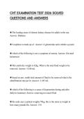 CHT EXAMINATION TEST 2026 SOLVED QUESTIONS AND ANSWERS